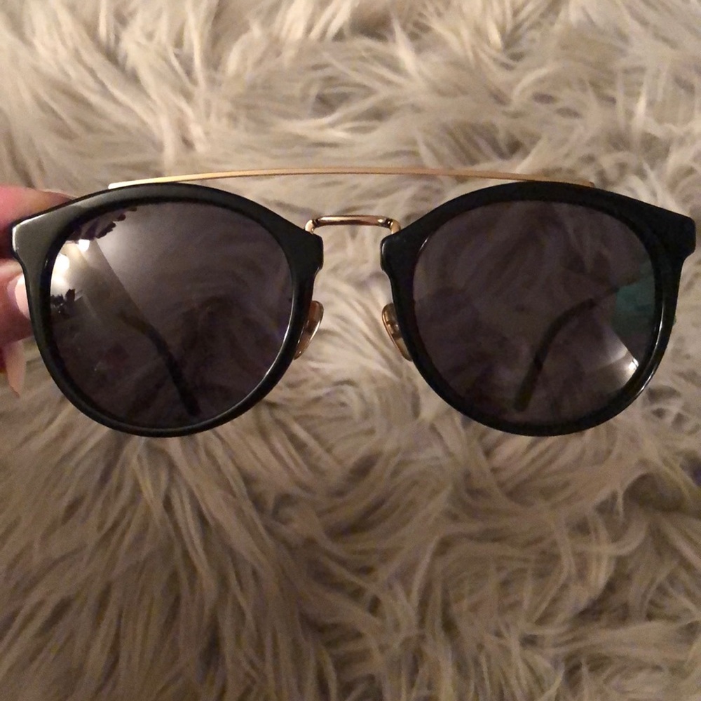 CALVIN KLEIN BLACK WITH GOLD SUNGLASSES BRAND NEW